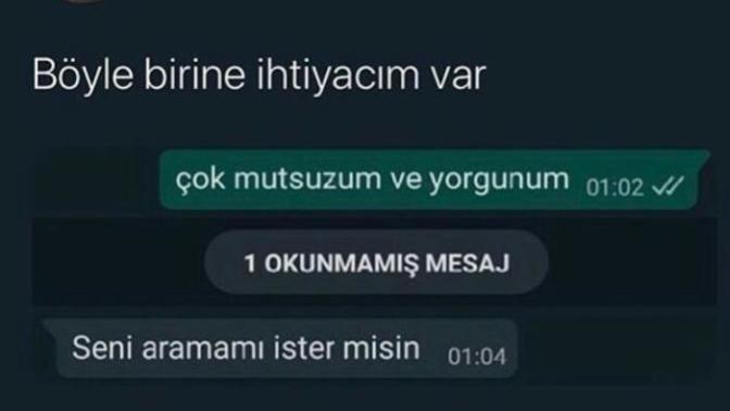 İlgiye ihtiyacın var mı?