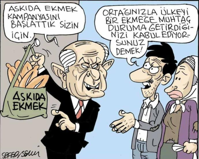 Yiğit muhtaç olmuş kuru soğana, bilmem söylediler mi söylemediler mi?
