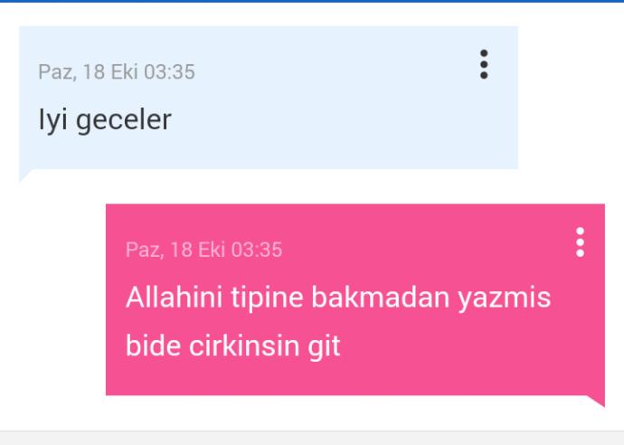 Çirkin erkekler bana yazmasın sonları böyle olur! Çirkin erkekler güzel bir kıza yazarsan sizi red etmesinden korkmuyor musunuz?