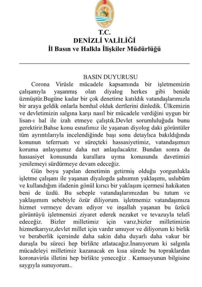 Valiyi umursamayıp döner kesmeye devam eden dönerci kapatılacak! Ne düşünüyorsunuz?