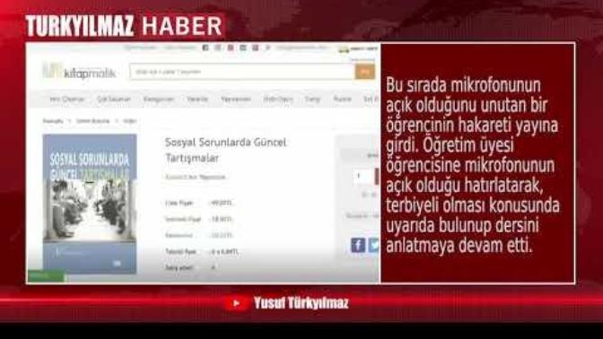 Canlı derste mikrofonu açık unutup hocasına hakaret etti, yakalandı! Ne düşünüyorsunuz?