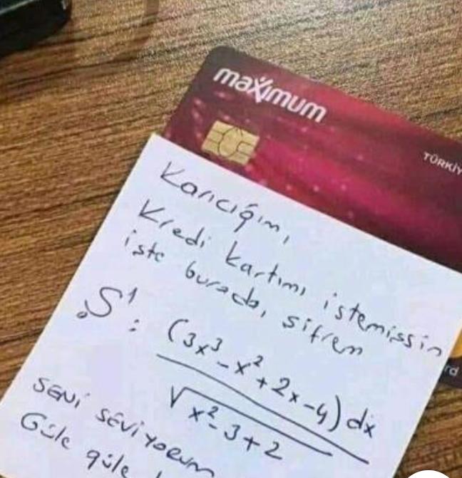 Eşinize kredi kartınızı verir misiniz?