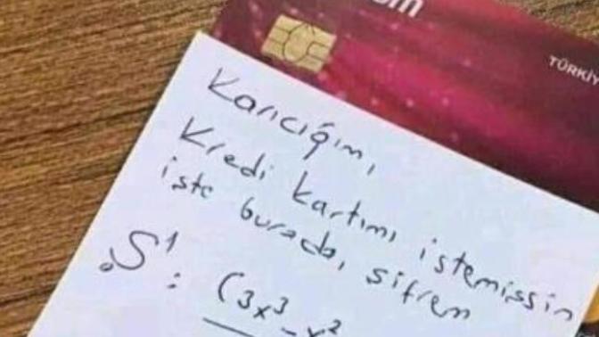Eşinize kredi kartınızı verir misiniz?