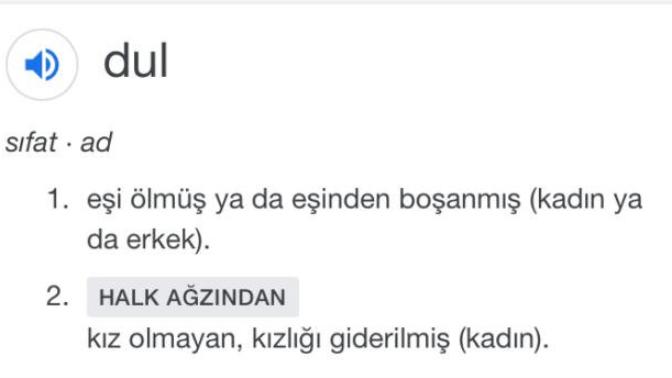 Dul kelimesi çok itici değil mi?