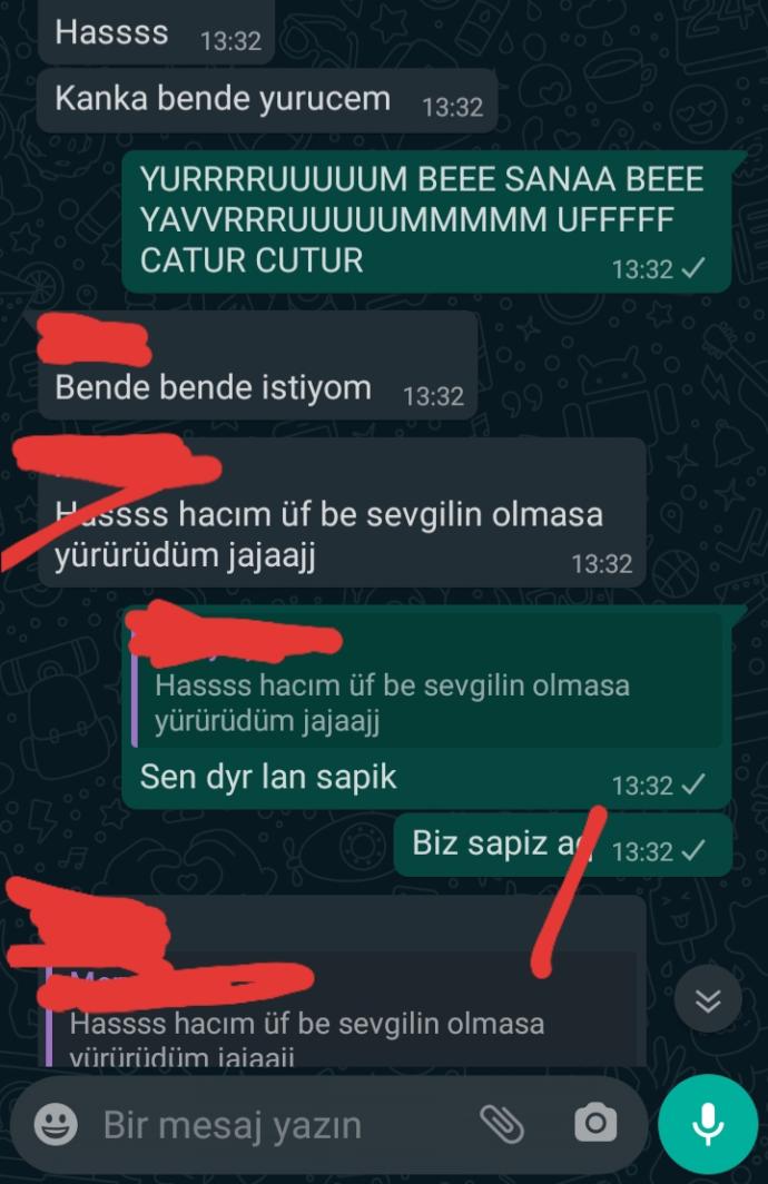 Sizce ben ve arkadaslarim abaza miyiz?