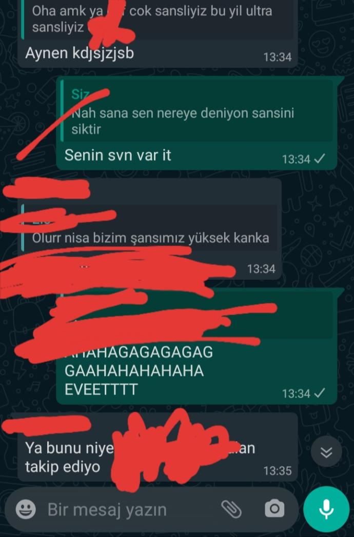 Sizce ben ve arkadaslarim abaza miyiz?