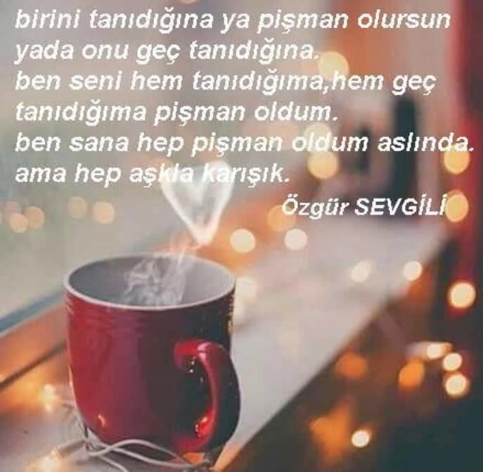Bu söz çok hoşuma gider☺️ Herkes bişeylere geç kalmıştır mutlaka ☺️☺️