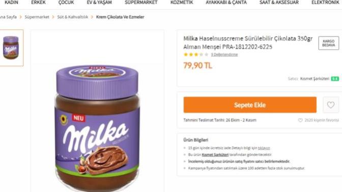 MİLKA'NIN SÜREBİLİR ÇİKOLATASINDAN GÖRMÜŞ MÜYDÜNÜZ?