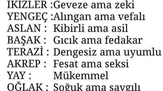 Astrolojide burçların en önde gelen ve en belirgin özellikleri?