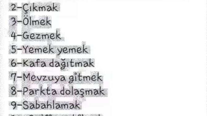 Benimle ne yapmak istersin?