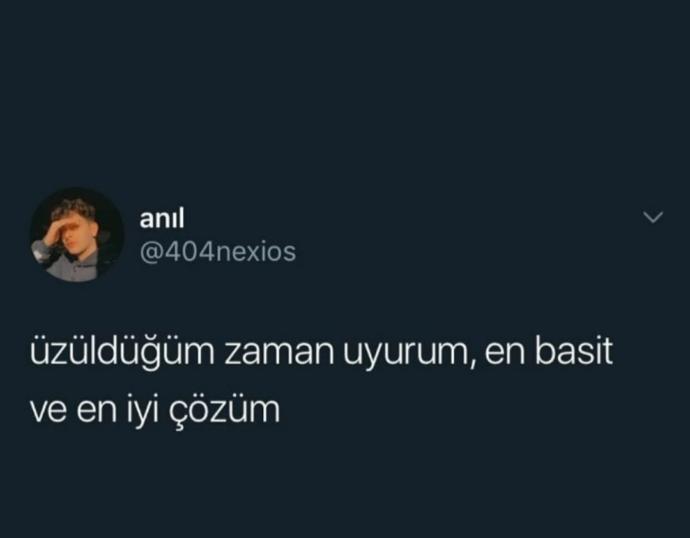 Siz Üzüldüğünüzde Naparsınız?