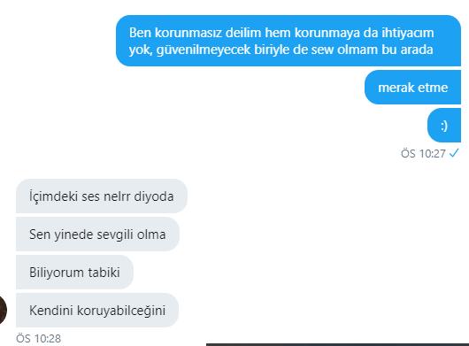 Bakar mısınız mesajlara sizce benden hoşlanıyor mu?