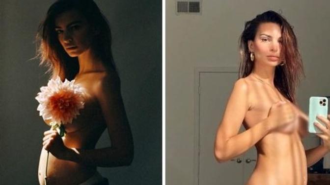 Emily Ratajkowski'den hamilelik pozları! Hamileliği göz önünde yaşamak doğru mu?