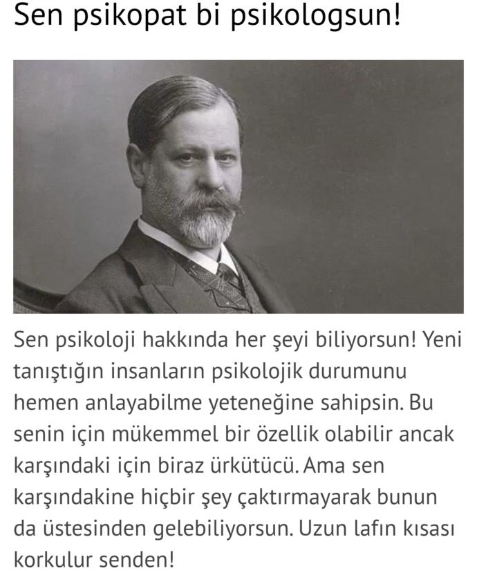 Psikolojiye dair ne bildiğine bakmak ister misin?