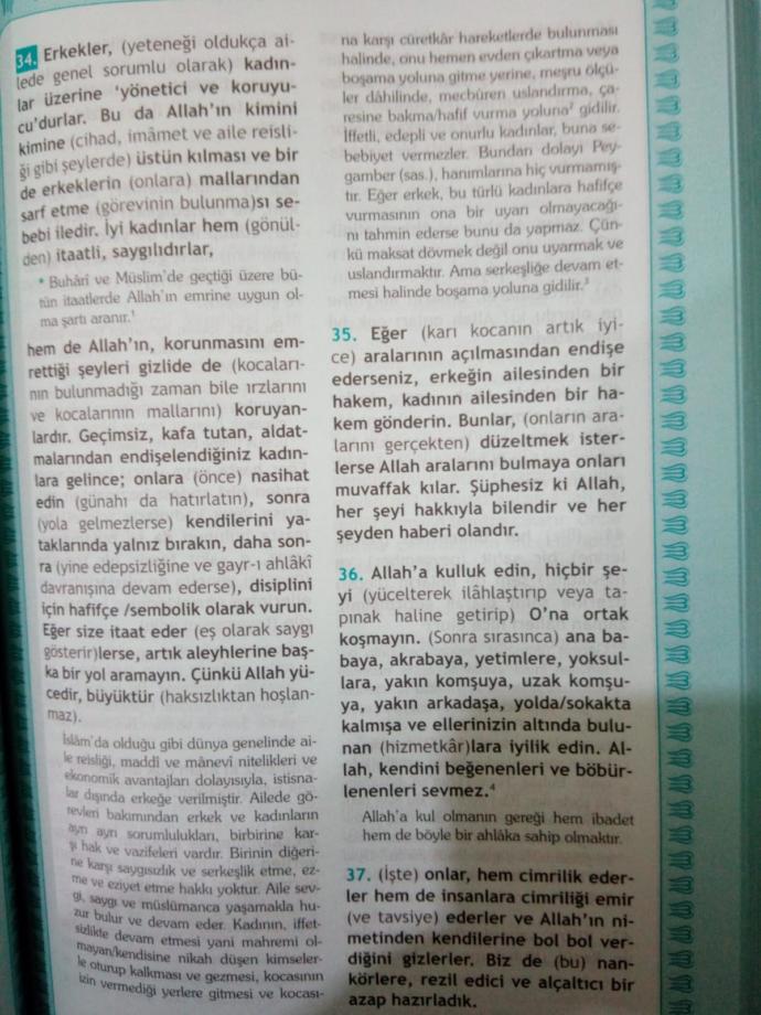 İslam kadını dövmeyi emreder mi?
