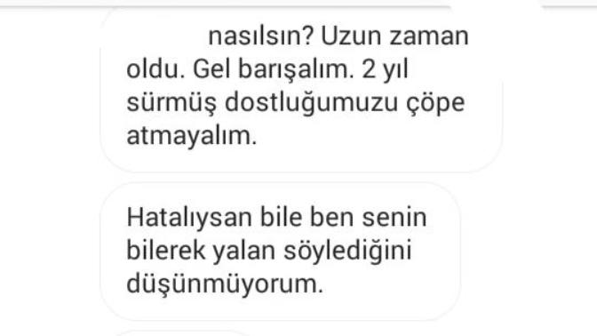 Sizce bu mesaja görüldü mü atmalıyım :/ ?