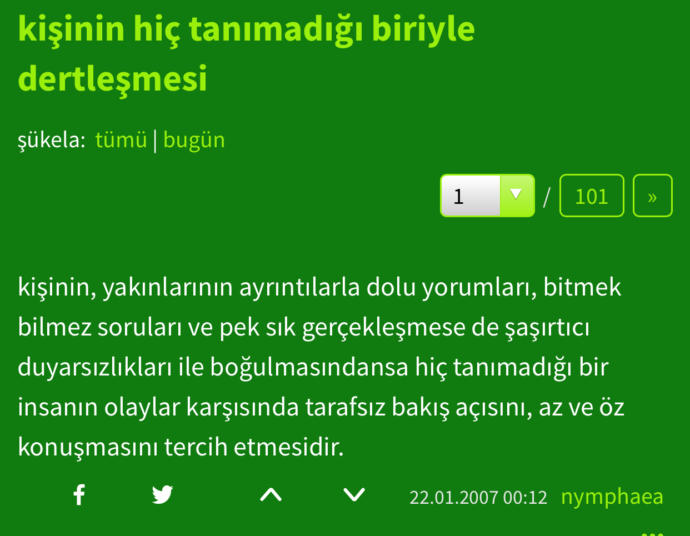 Tanımadığın biriyle dertleşme ihtiyacı duyuyor musun?