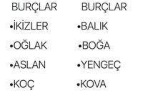 Hangi burçlarla daha iyi anlaşıyorsunuz, en iyi anlaştığınız burç nedir?