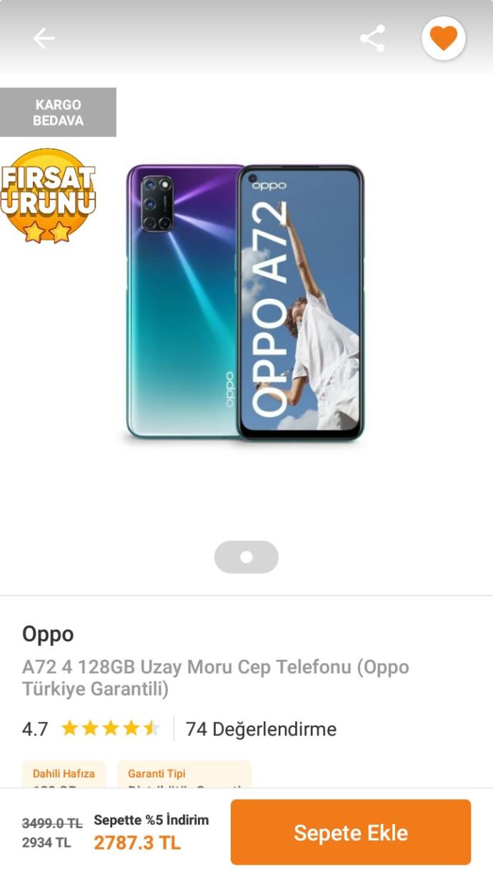 Oppo a72 kullanan var mı nasıl telefon önerir misiniz?