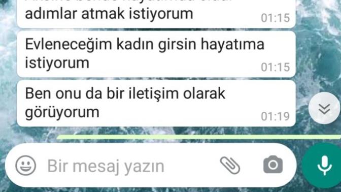 Böyle konuşan bi erkegin niyeti nedir?