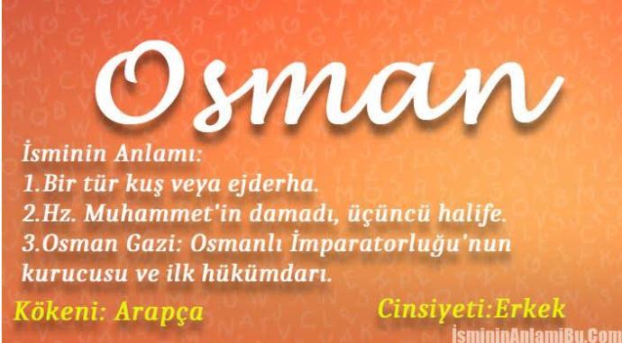 Osman ismi iyi mi?