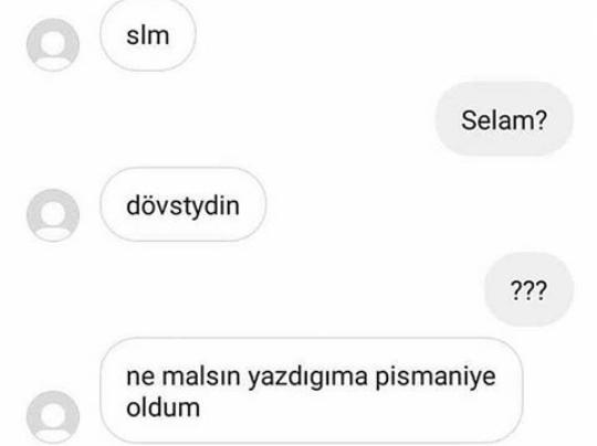 Instadan birine yazdığınız da pişman oldunuz mu anlatin 😂?