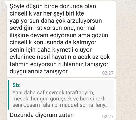 Sizce ilişkide cinsellik olmali mi? Bir de bu konularda titiz davranan ve yaşamak istemeyen bi sevgiliniz olduğunu düşünün?