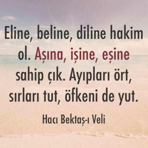 Eline, diline, beline, sahip ol sözünü nasıl yorumluyor sunuz?