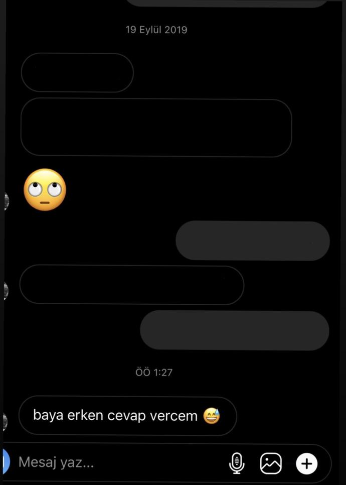 Attığınız mesaja 1 yıl sonra cevap gelse, geri dönüş yapar mısınız?
