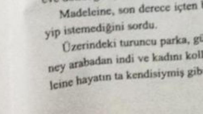 En beğendiğiniz kitaptan bir bölüm paylaşır mısınız?