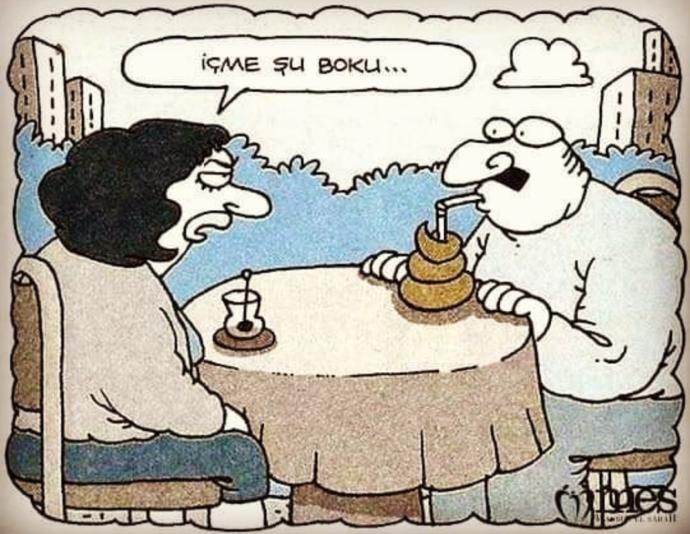 İçmeyin!
