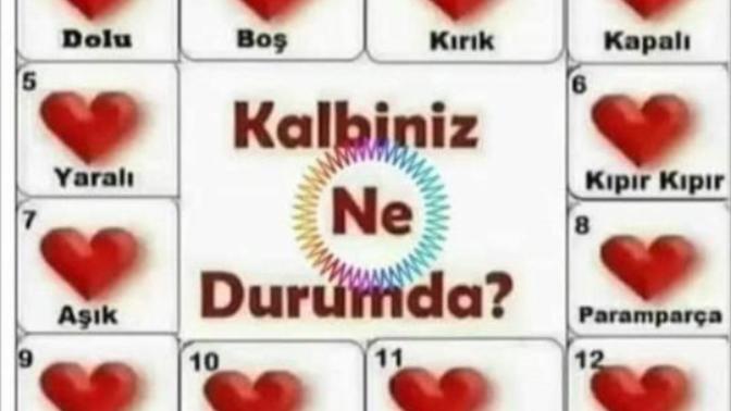 Kalbimizin durumu nedir? Evet sizin kalbiniz ne durumdadır?