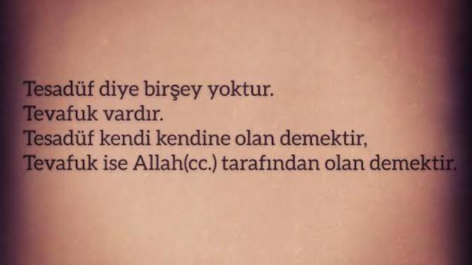 Tesadüflere inanır mısın?