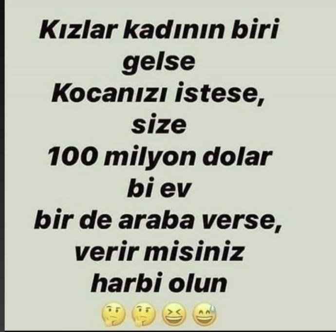 Kızlar Kadının biri gelse 100 bin dolar verip sevdiğiniz kişiyi istese ne yaparsınız?
