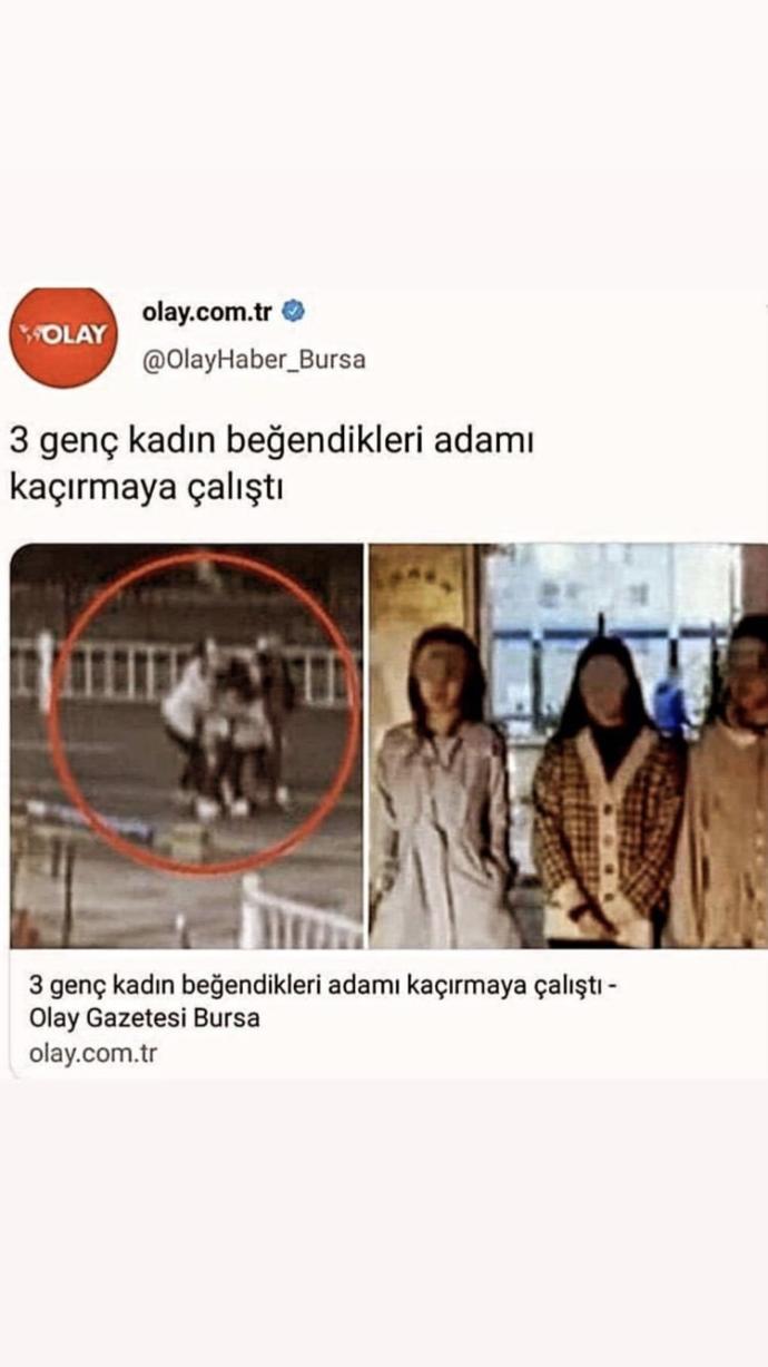 Kadın, erkeği kaçırma gücüne sahipler mi sizce?
