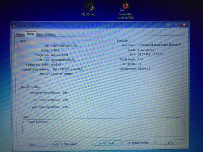 Dx11 feature level 11.0 is required to run the Game. Sorun nasıl çözülür?