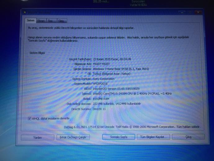Dx11 feature level 11.0 is required to run the Game. Sorun nasıl çözülür?