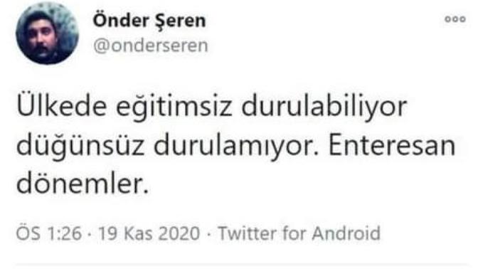 Ülke egitimsiz durabiliyorken neden düğünsüz duramıyor?