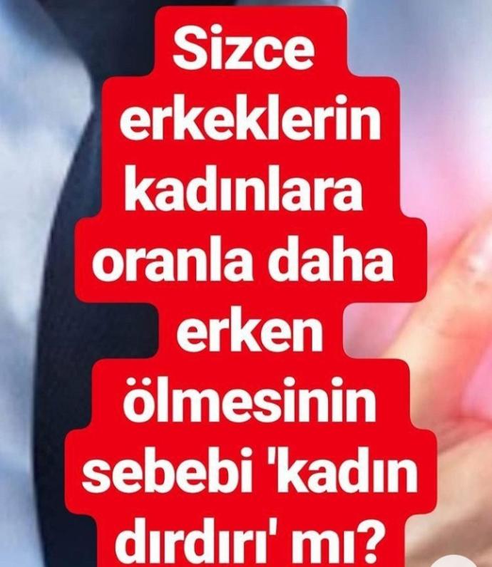 Erkekler kadınlara oranan neden erken ölürler?