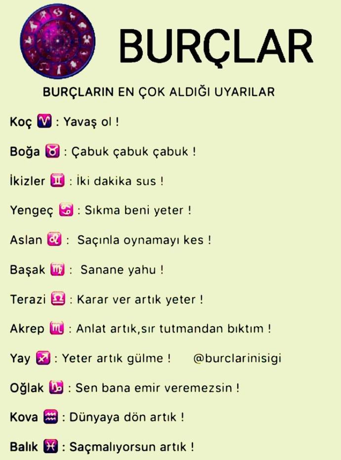 Çevrenizden en çok hangi uyarıyı alıyorsunuz?