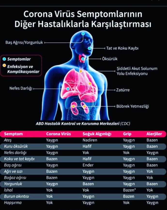 Covid belirtisinde ishal ve mide bulantısı da  var mı?