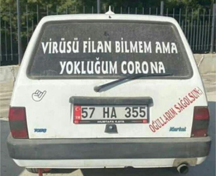 Aracınızın arkasına bir yazı yazacak olsanız, bu ne olurdu?