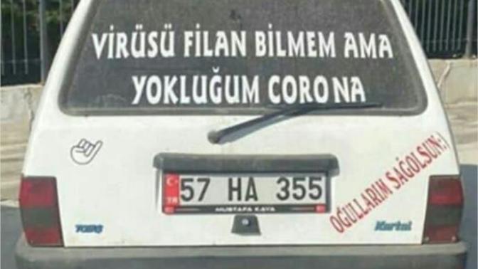 Aracınızın arkasına bir yazı yazacak olsanız, bu ne olurdu?