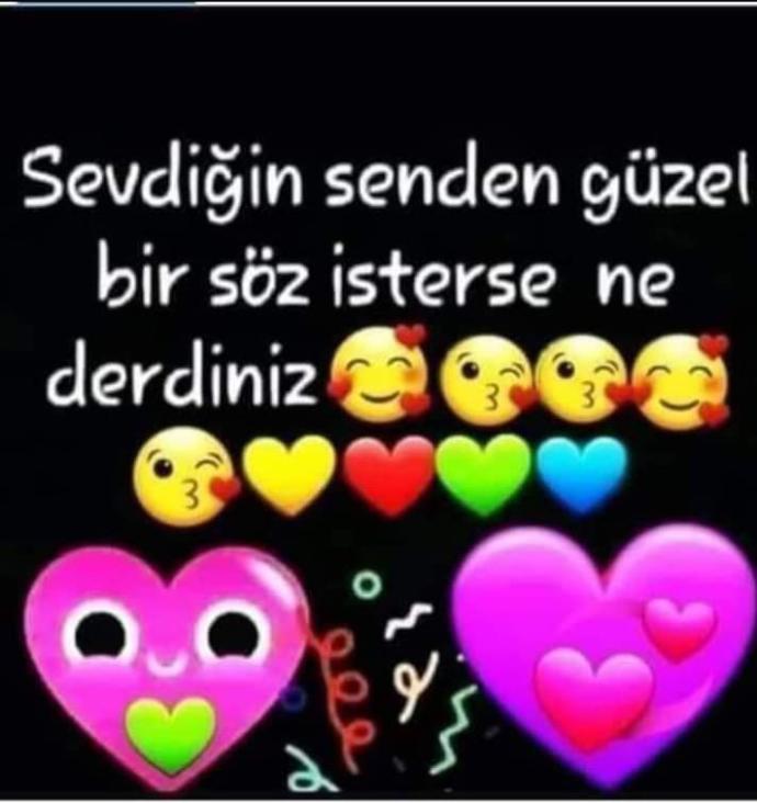 Sevdigin senden güzel söz istiyo ne dersin sevdiğine ?