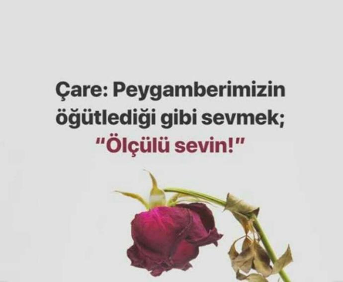 Ölçülü sevmek/sevmemek nasıl birşey? Bu ölçüyü kendi hayatımıza tatbik edebiliyor muyuz?