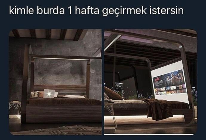 Kiminle bu yerde bir hafta kalıp, film, uyku, muhabbet üçlüsünü yapmak isterdiniz?