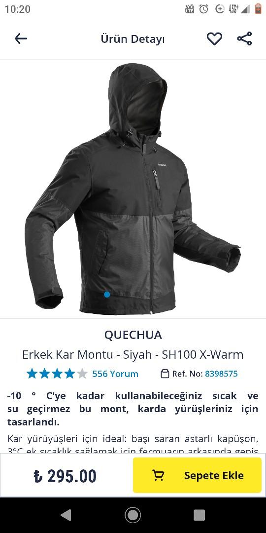 Decathlondan mont alacağım, renk konusunda kararsız kaldım, sizce hangisini almalıyım?