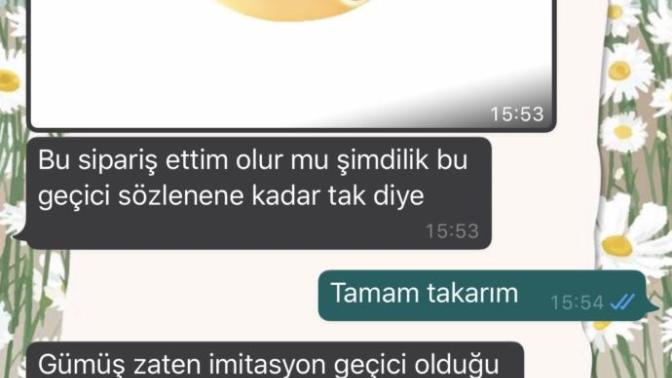 Sevgilim neden böyle bir yüzük almıştır bana?