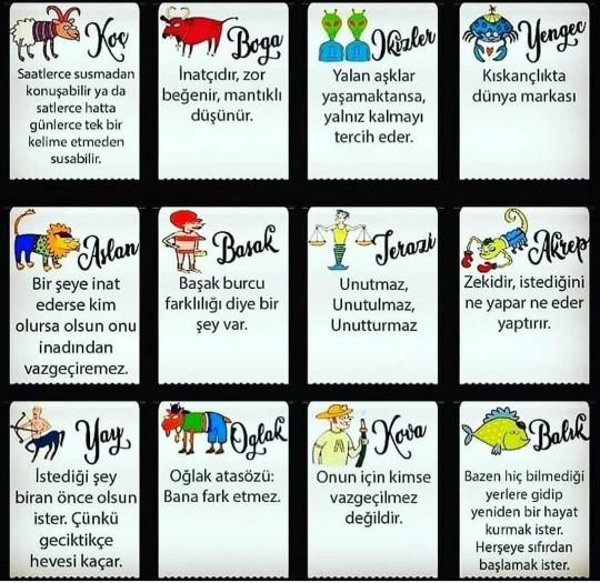 Burçlar diyorki? Acaba sen diyorsun peki?