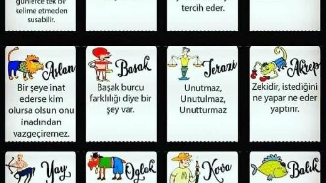 Burçlar diyorki? Acaba sen diyorsun peki?